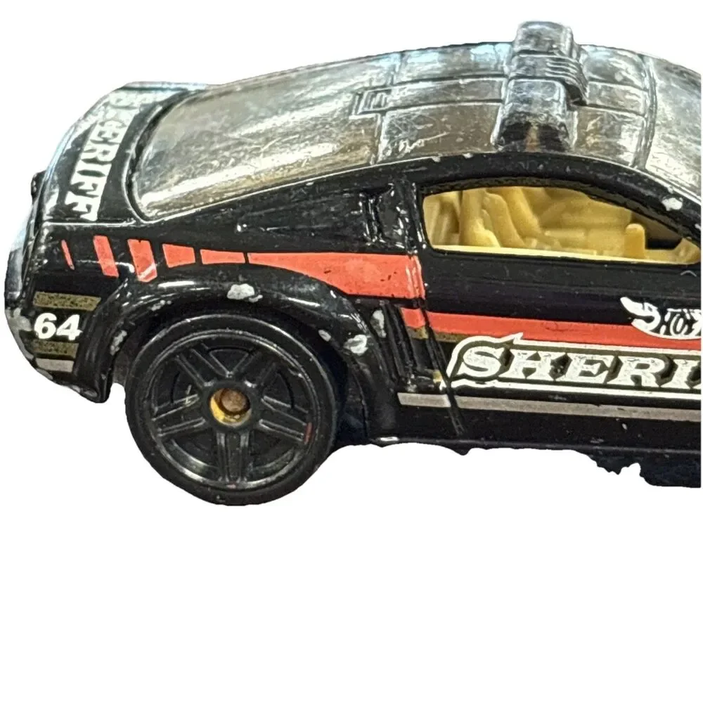 Hot Wheels Ford Mustang GT Concept (SHERIFF)  2003 HW CITY BLACK Loose Car